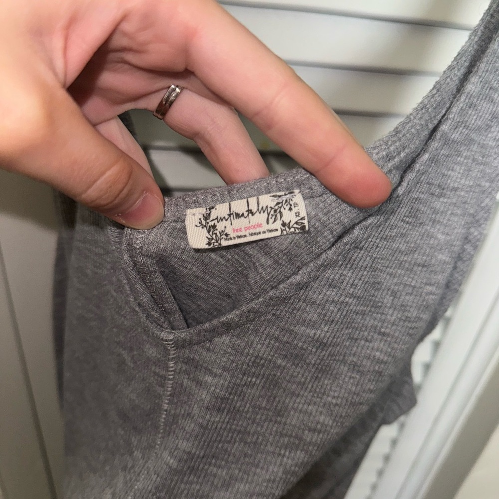 Gray Free People Tank Top - Picture 3 of 3